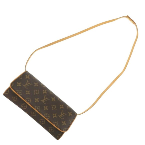 LOUIS VUITTON Brown Monogram Shoulder Bag - Picture 9 of 10